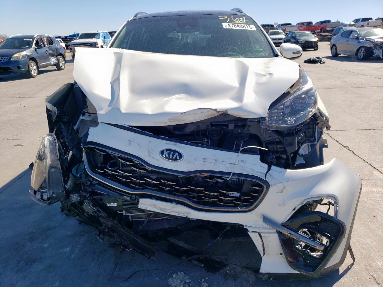 2022 KIA Sportage VIN KNDPR3A60N7020286 Copart auction photo, front end damage thumbnail 5