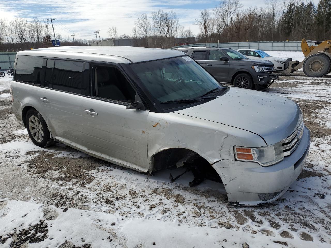 2012 Ford Flex VIN 2FMGK5BC3CBD20098 Copart auction photo, front end / side damage thumbnail 4