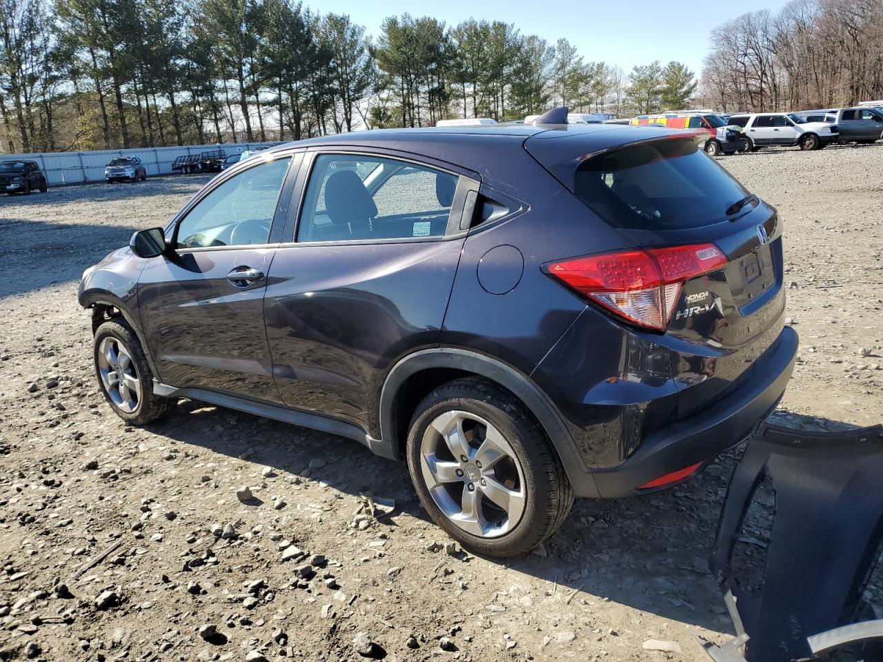 2017 Honda HR-V VIN 3CZRU6H38HM714202 Copart auction photo, front end / side damage thumbnail 2