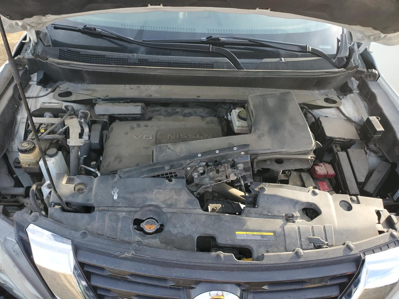 2017 Nissan Pathfinder VIN 5N1DR2MN4HC659987 Copart auction photo, front end damage thumbnail 12