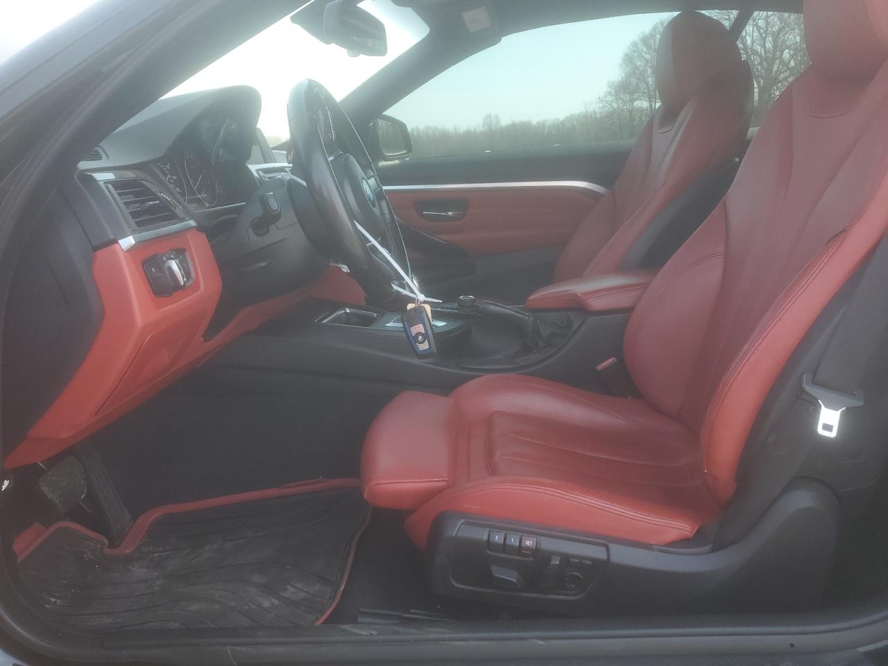 2015 BMW 4er VIN WBA3V5C56FP752141 Copart auction photo, front end damage thumbnail 7