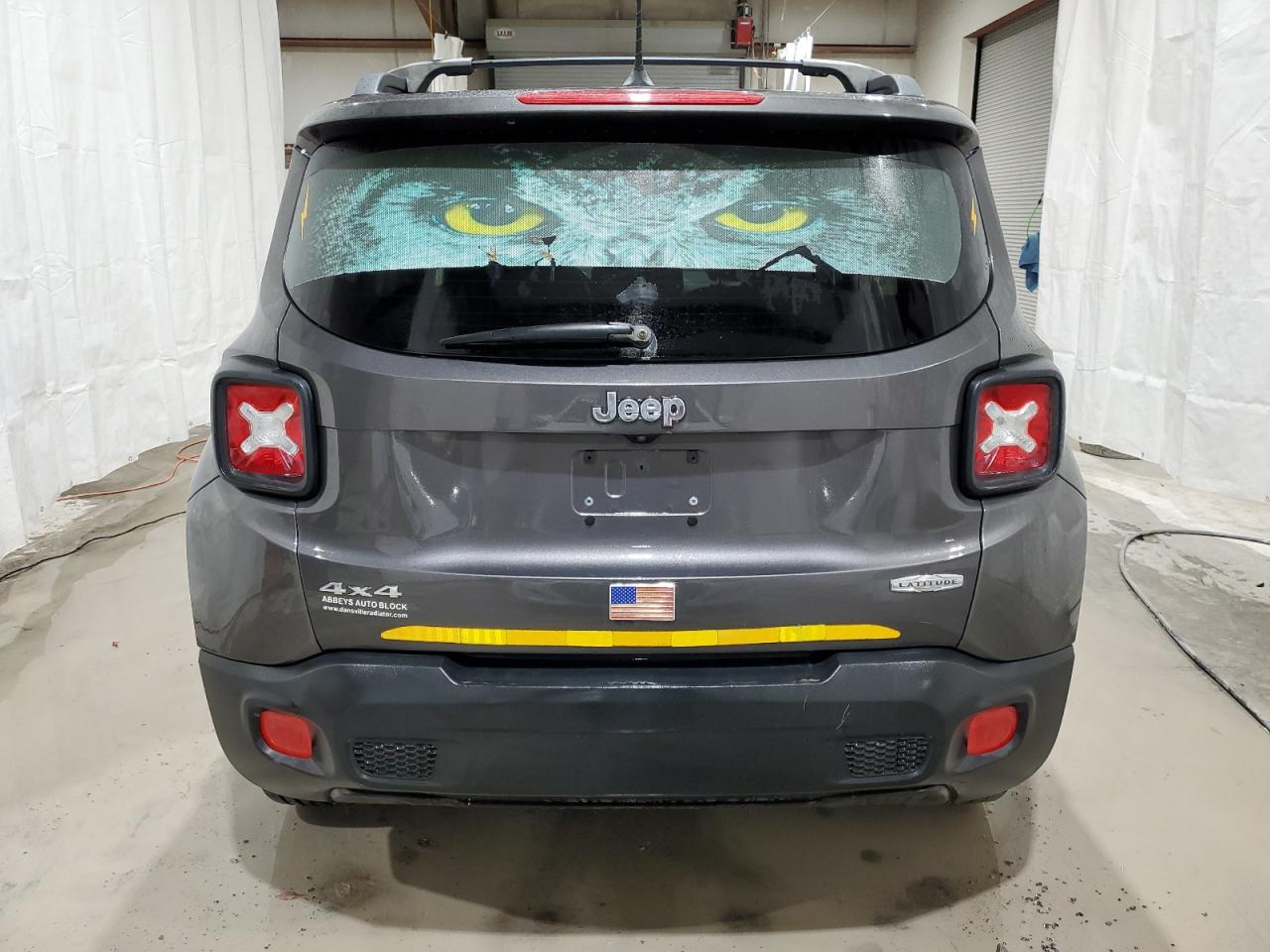 2016 Jeep Renegade VIN ZACCJBBT7GPE37592 Copart auction photo, front end damage thumbnail 6