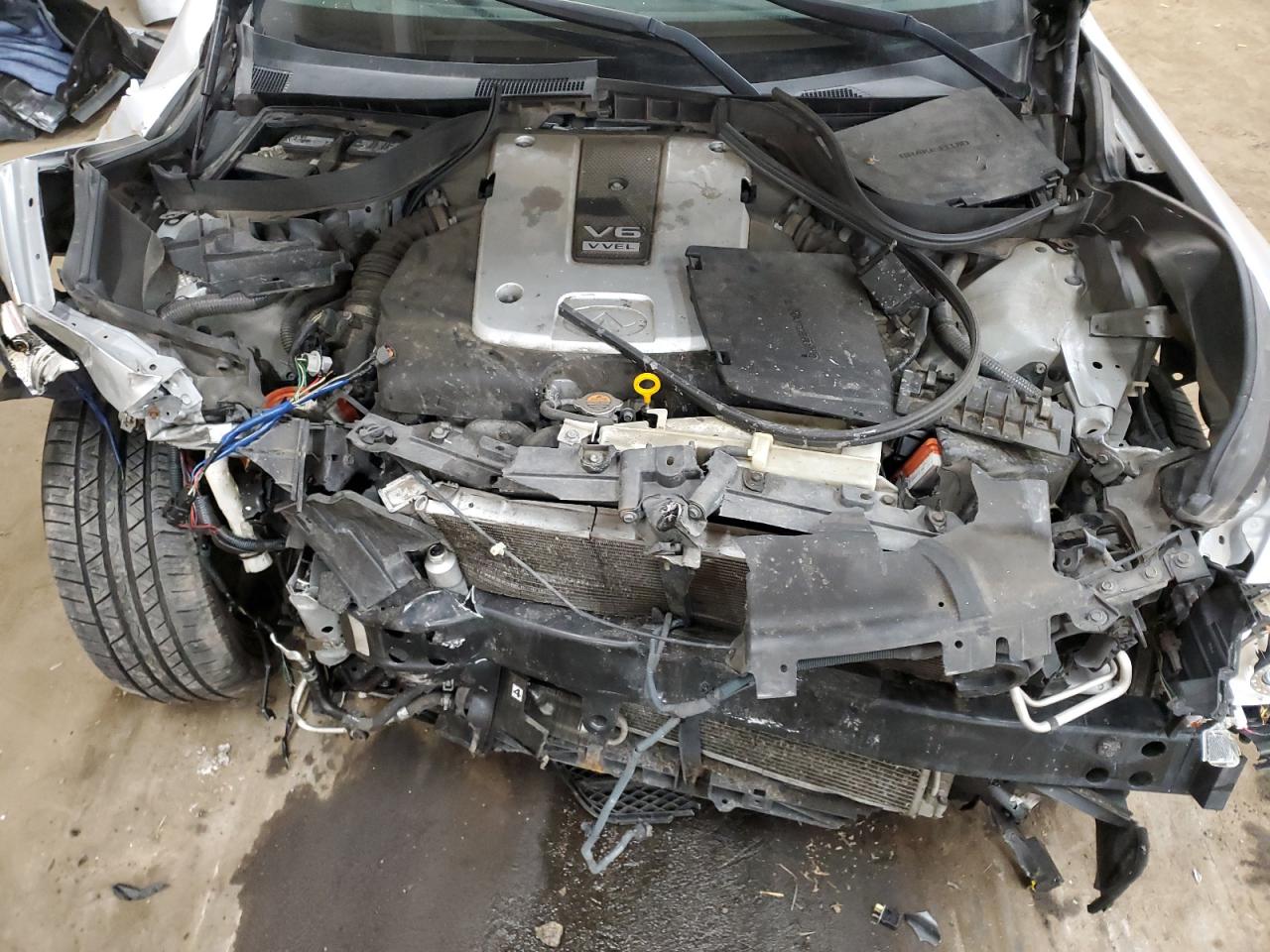 2011 Infiniti G VIN JN1CV6ARXBM351348 Copart auction photo, all over damage thumbnail 13