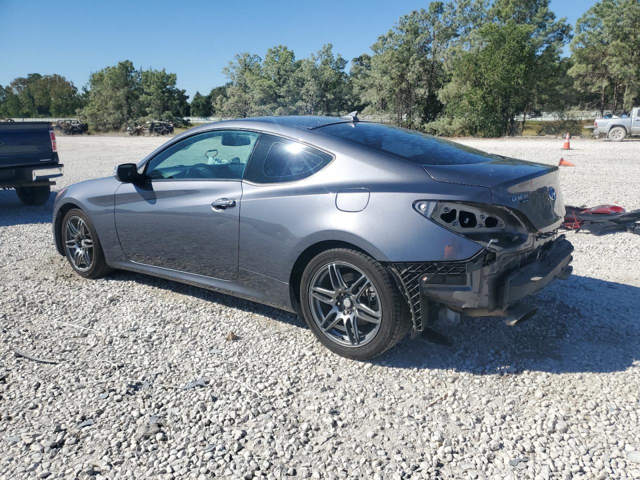 2014 Hyundai Genesis VIN KMHHU6KJ9EU119693 Copart auction photo, rear end damage thumbnail 2