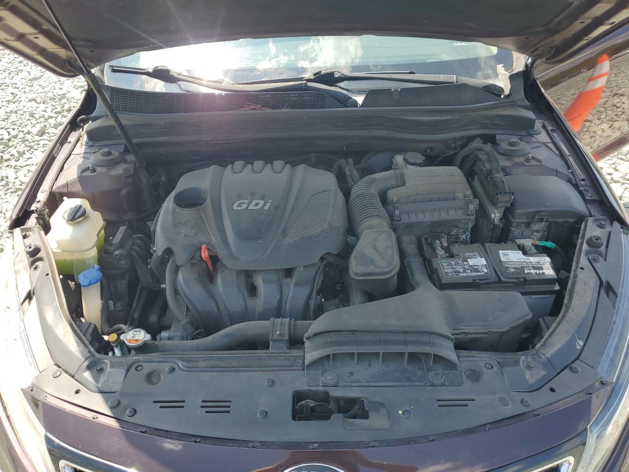 2015 KIA Optima VIN 5XXGM4A7XFG380168 Copart auction photo, front end / rear end damage thumbnail 13