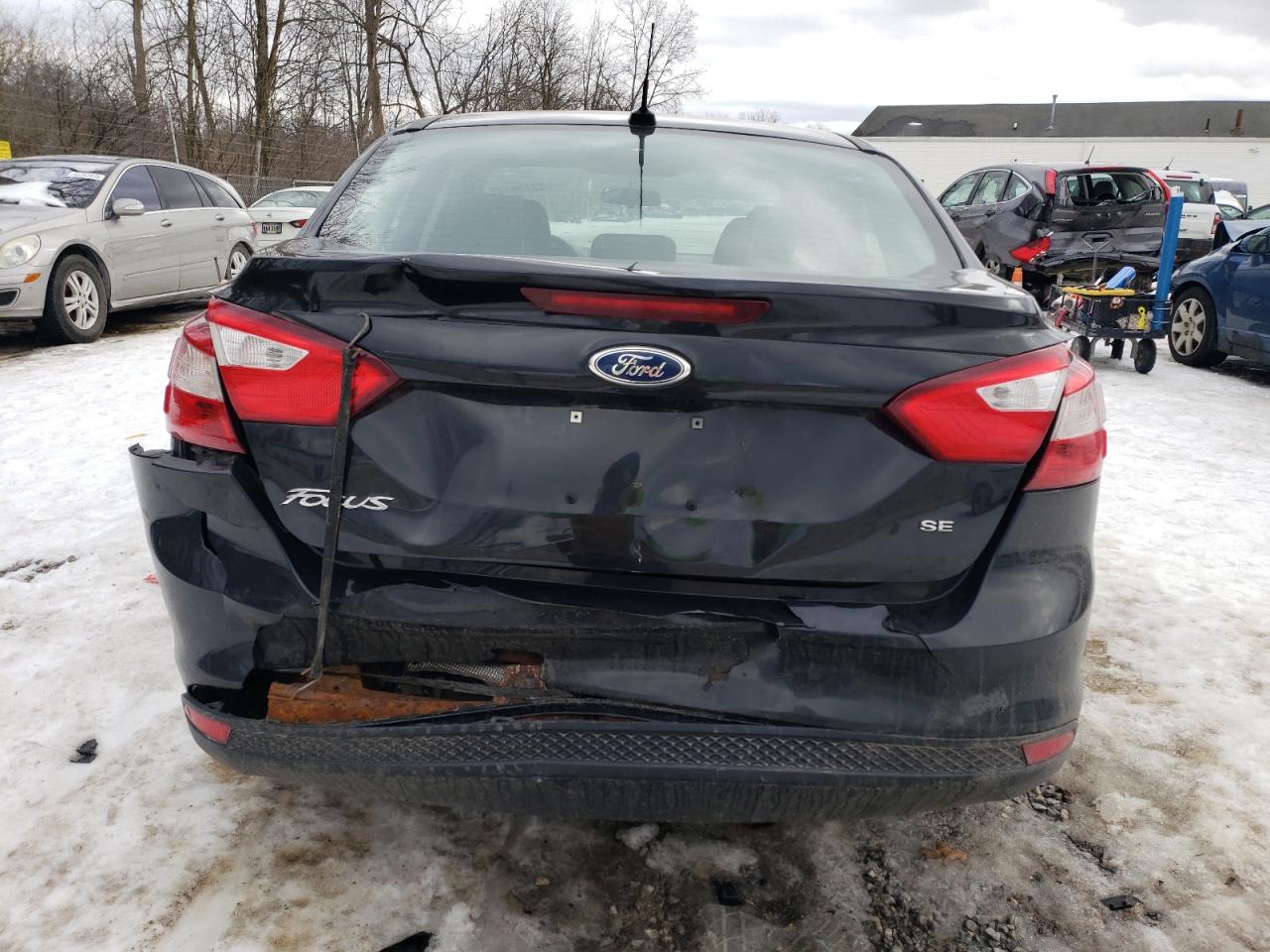 2014 Ford Focus VIN 1FADP3F23EL216461 Copart auction photo, rear end / front end damage thumbnail 6