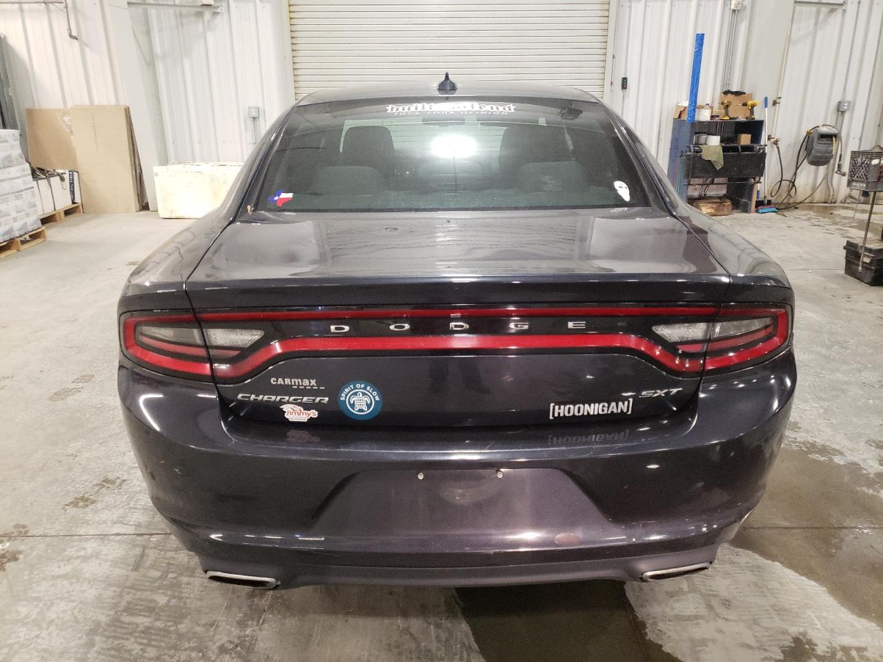 2017 Dodge Charger VIN 2C3CDXHG6HH659739 Copart auction photo, side / rear end damage thumbnail 6