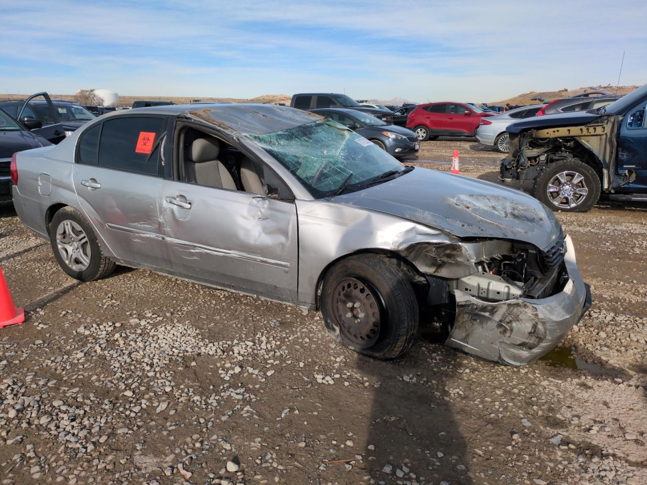 2007 Chevrolet Malibu VIN 1G1ZS57N87F283506 Copart auction photo, all over damage thumbnail 4