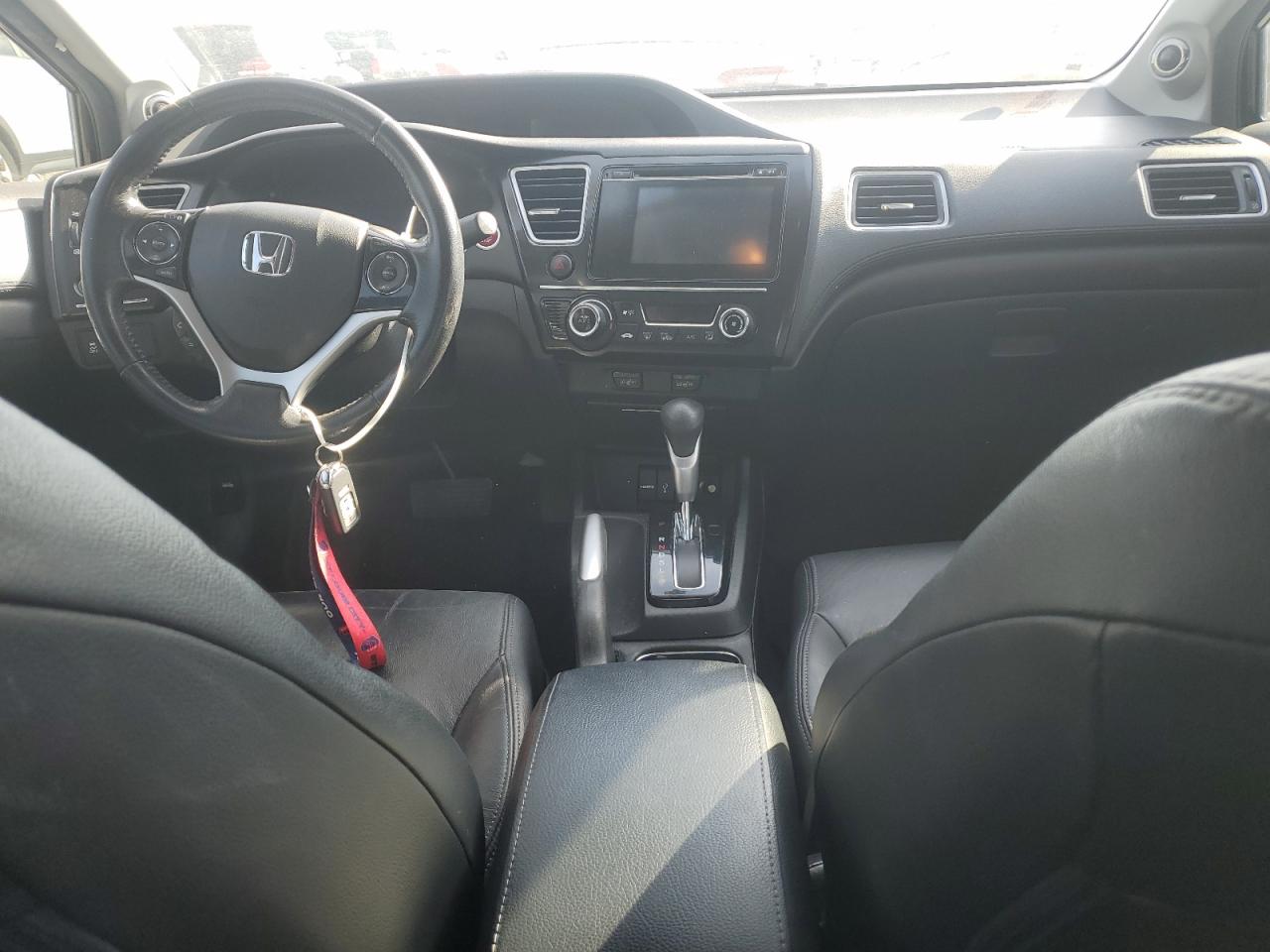 2015 Honda Civic VIN 19XFB2F99FE069257 Copart auction photo, rear end / side damage thumbnail 8