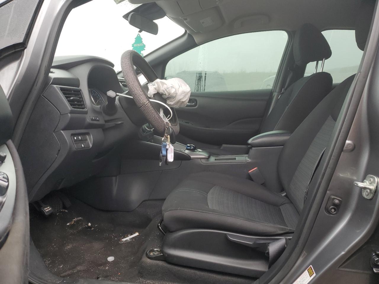 2021 Nissan Leaf VIN 1N4AZ1BV1MC556949 Copart auction photo, front end damage thumbnail 7