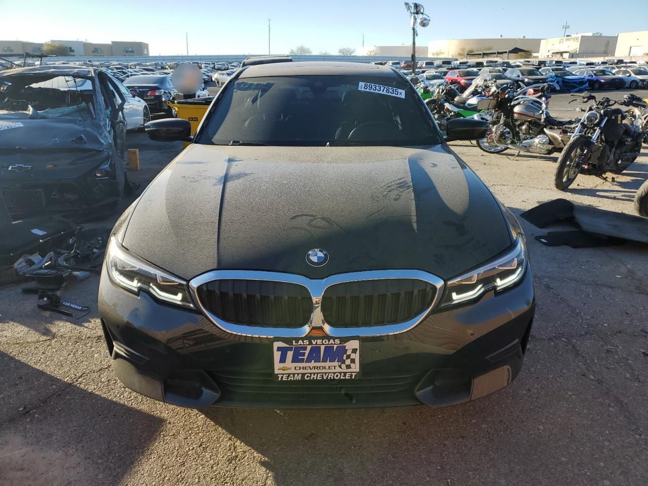2019 BMW 3er VIN WBA5R1C56KFH13378 Copart auction photo, rear end damage thumbnail 5