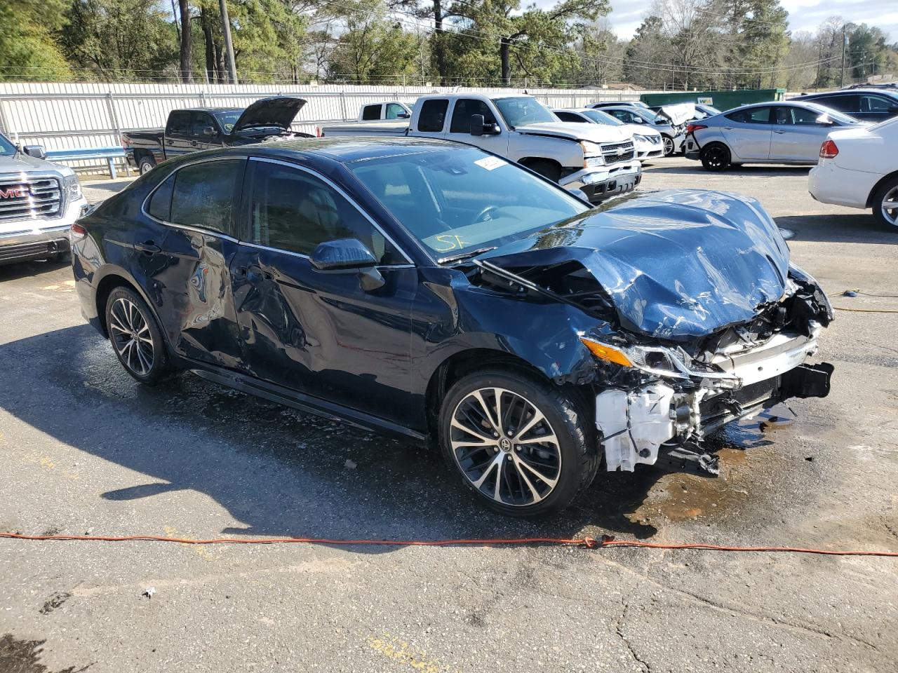2020 Toyota Camry VIN 4T1G11AK7LU506709 Copart auction photo, side damage thumbnail 4
