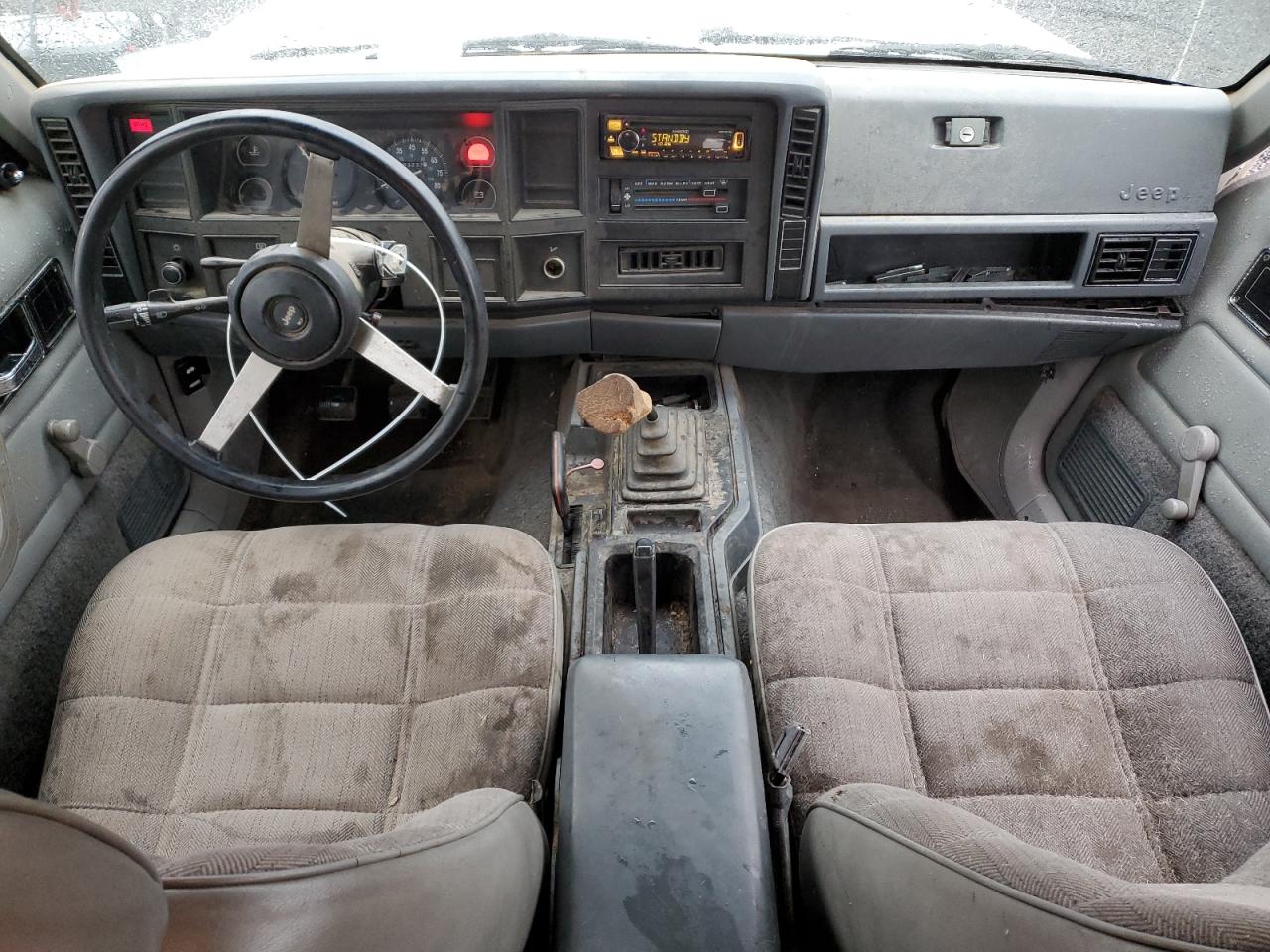 1991 Jeep Grand Cherokee VIN 1J4FJ87S8ML544256 Copart auction photo, side damage thumbnail 8