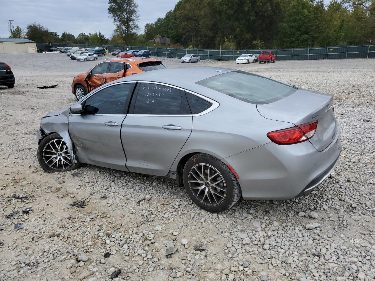 2015 Chrysler 200 VIN 1C3CCCAB2FN541315 Copart auction photo, side / front end damage thumbnail 2