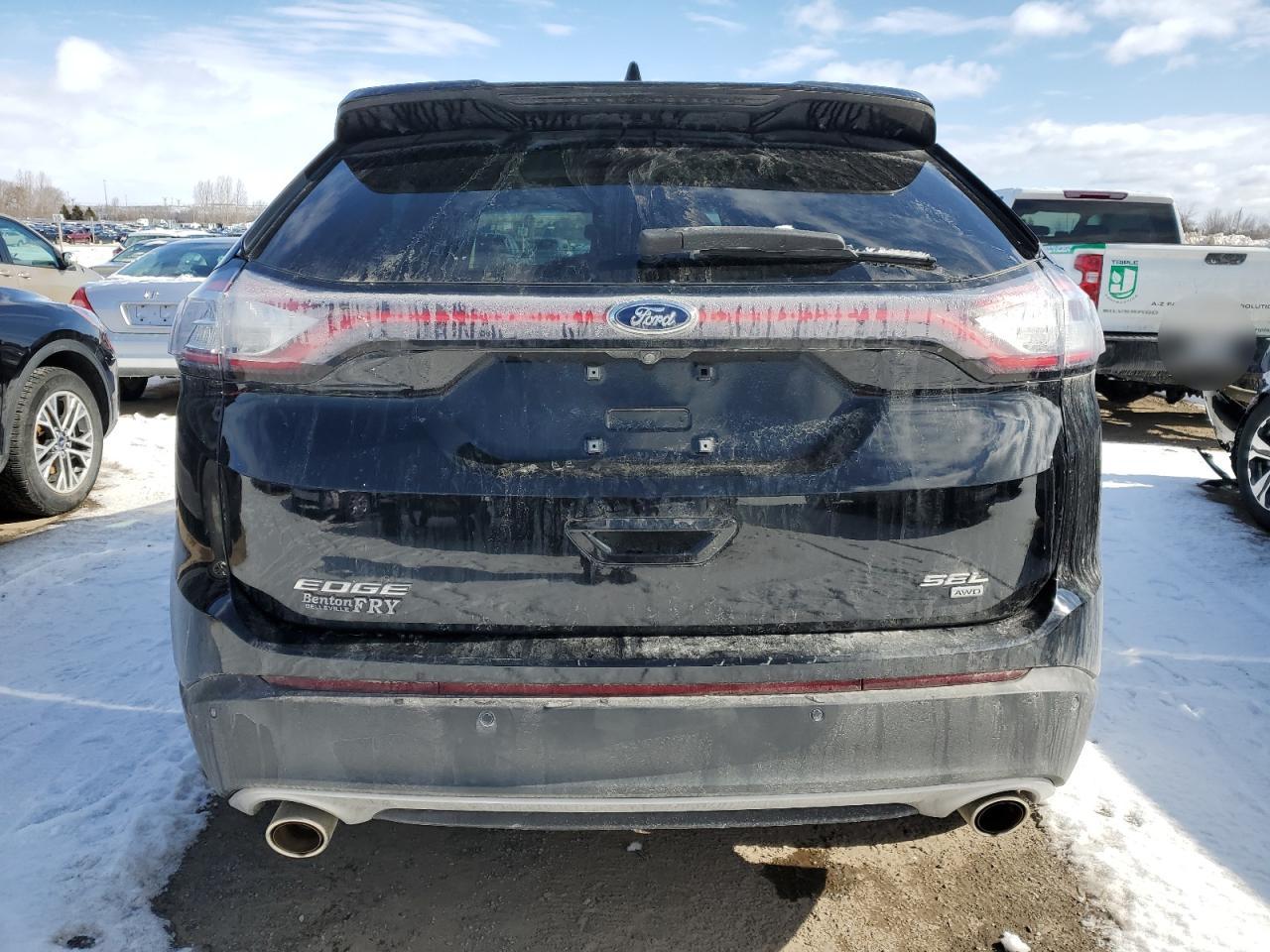2017 Ford Edge VIN 2FMPK4J89HBB92142 Copart auction photo, front end damage thumbnail 6