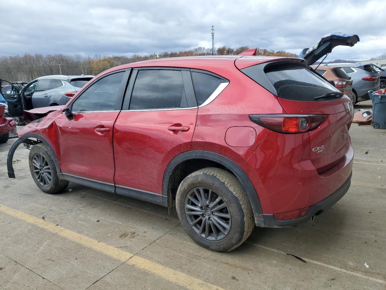 2020 Mazda CX-5 VIN JM3KFBCM6L0763007 Copart auction photo, front end / minor dent/scratches damage thumbnail 2