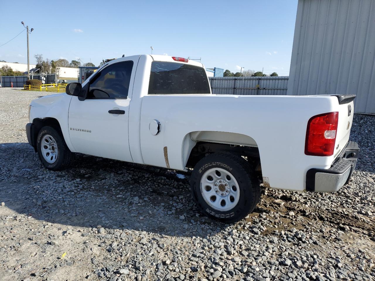2007 Chevrolet Silverado VIN 1GCEC14C47Z589342 Copart auction photo, rear end / front end damage thumbnail 2