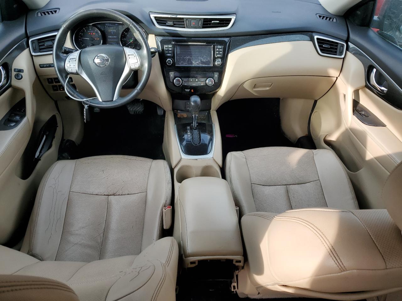 2016 Nissan Rogue VIN 5N1AT2MT1GC749552 Copart auction photo, front end damage thumbnail 8