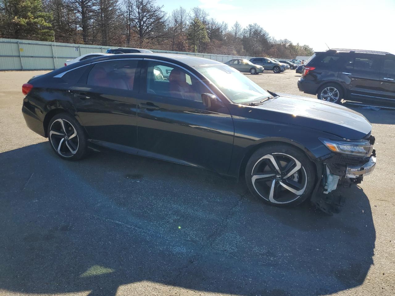 2021 Honda Accord VIN 1HGCV1F36MA038811 Copart auction photo, front end / minor dent/scratches damage thumbnail 4