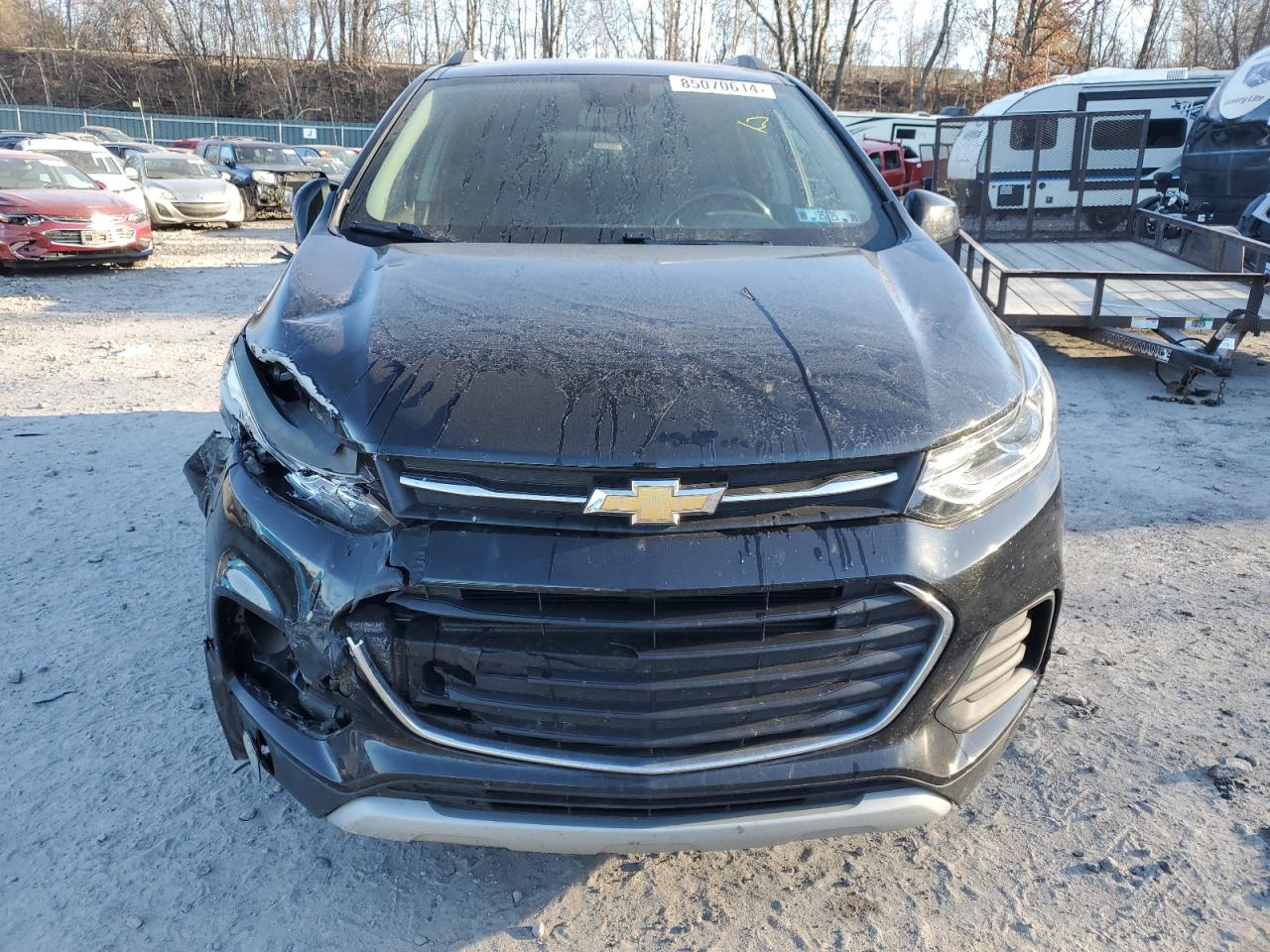 2022 Chevrolet Trax VIN KL7CJPSM1NB506366 Copart auction photo, front end / side damage thumbnail 5