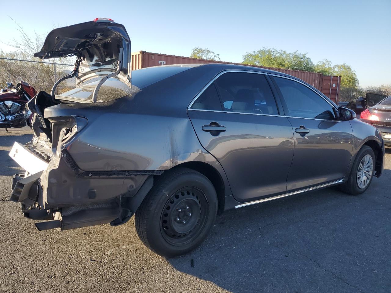 2014 Toyota Camry VIN 4T1BF1FK4EU416893 Copart auction photo, rear end damage thumbnail 3