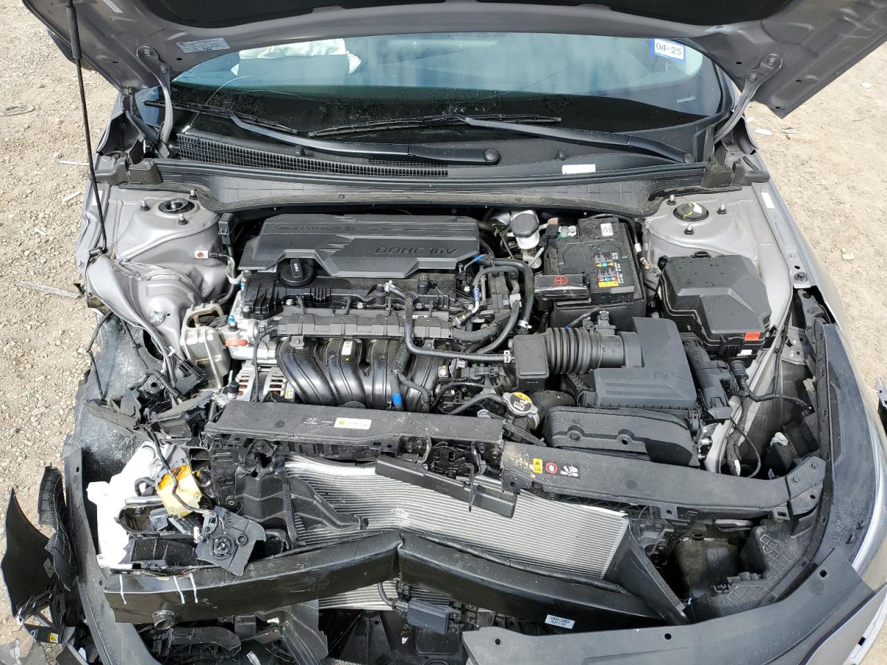 2022 Hyundai Elantra VIN KMHLP4AG9NU332557 Copart auction photo, front end damage thumbnail 12