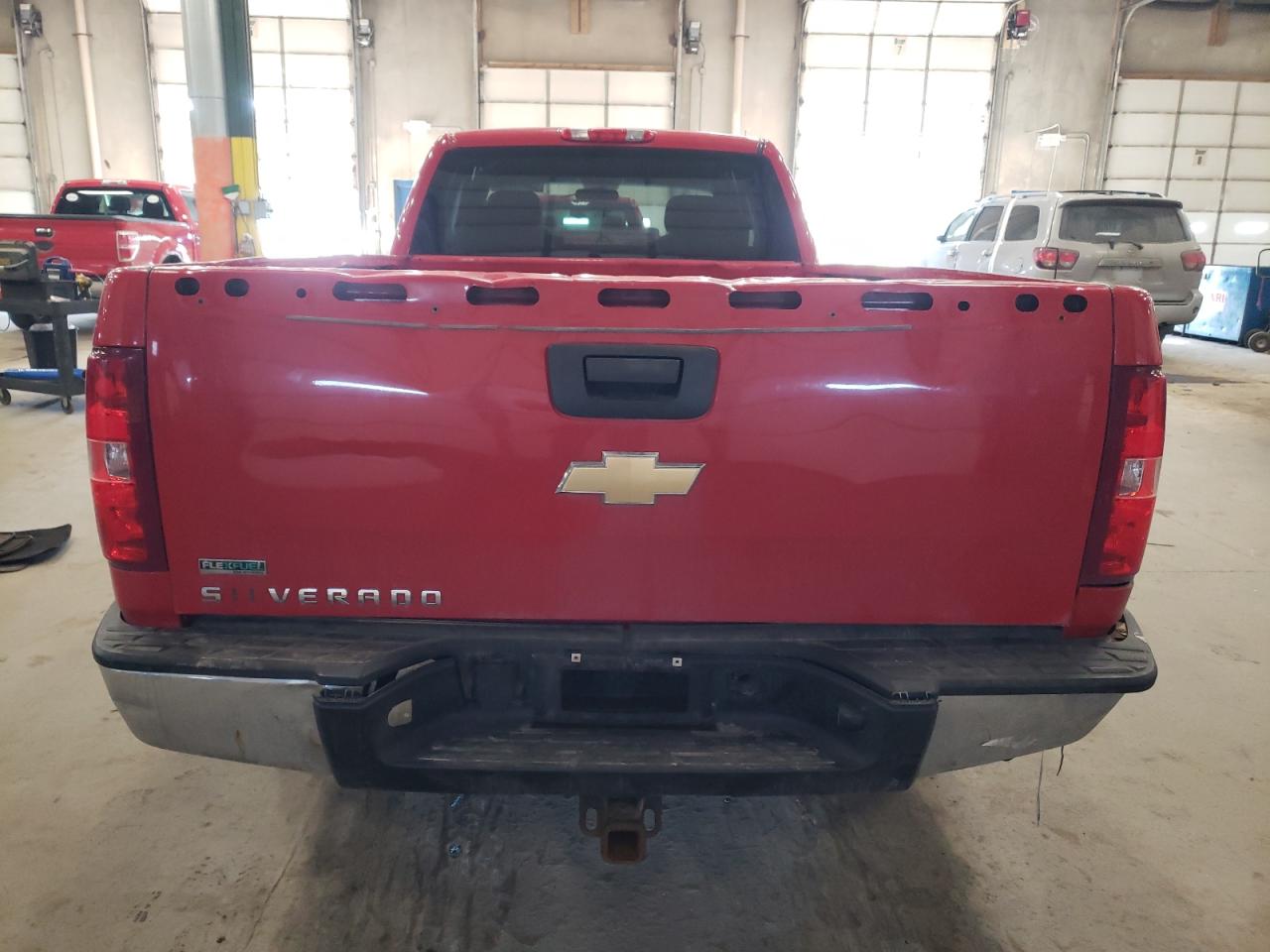 2011 Chevrolet Silverado VIN 1GCRKPE07BZ279500 Copart auction photo, rear end / hail damage thumbnail 6
