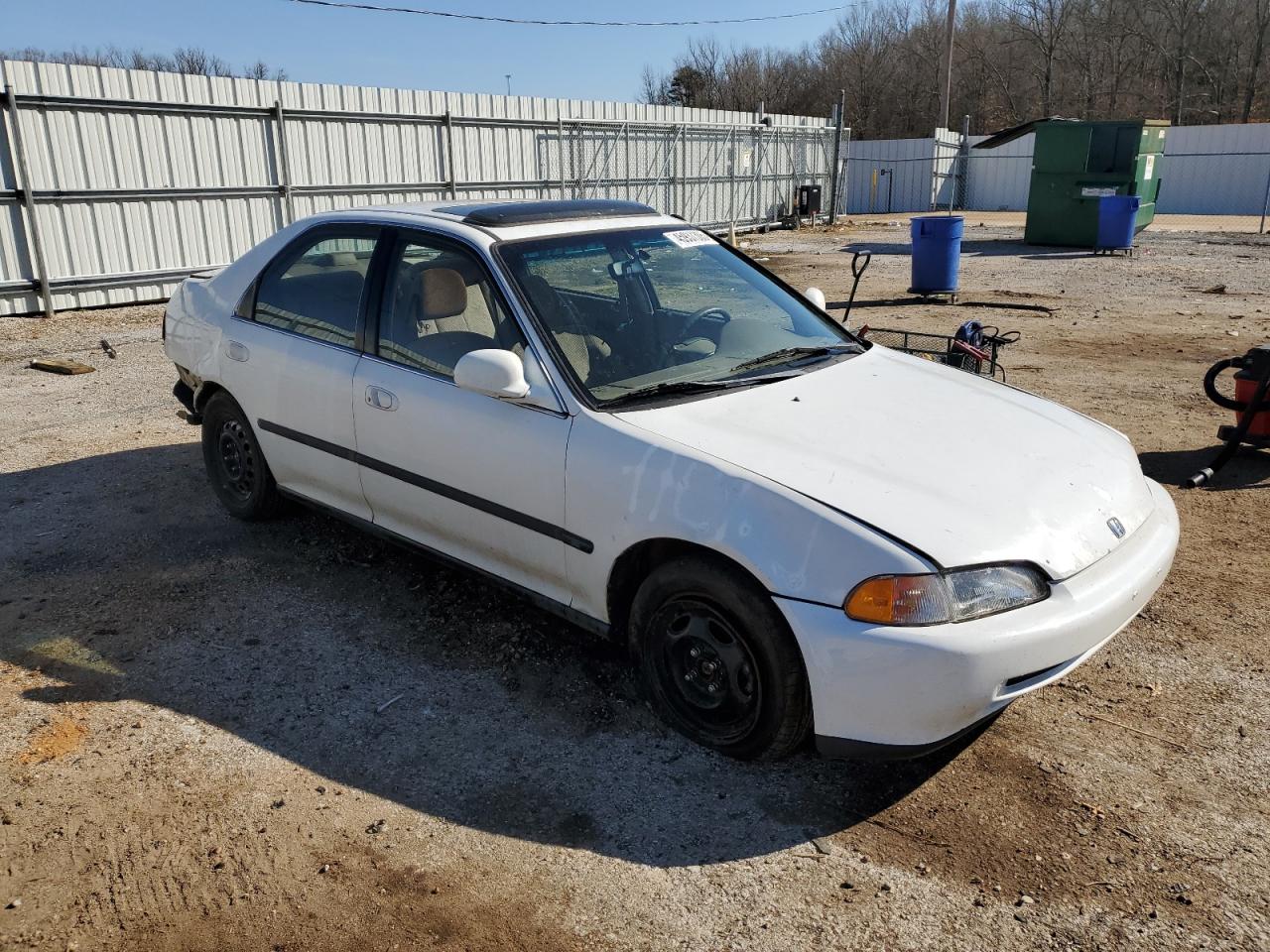 1994 Honda Civic VIN JHMEH969XRS013959 Copart auction photo, rear end / front end damage thumbnail 4