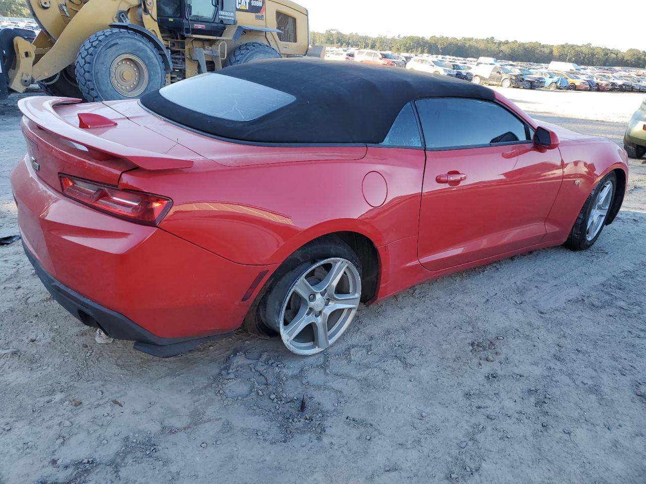 2018 Chevrolet Camaro VIN 1G1FB3DX0J0135003 Copart auction photo, front end / side damage thumbnail 3