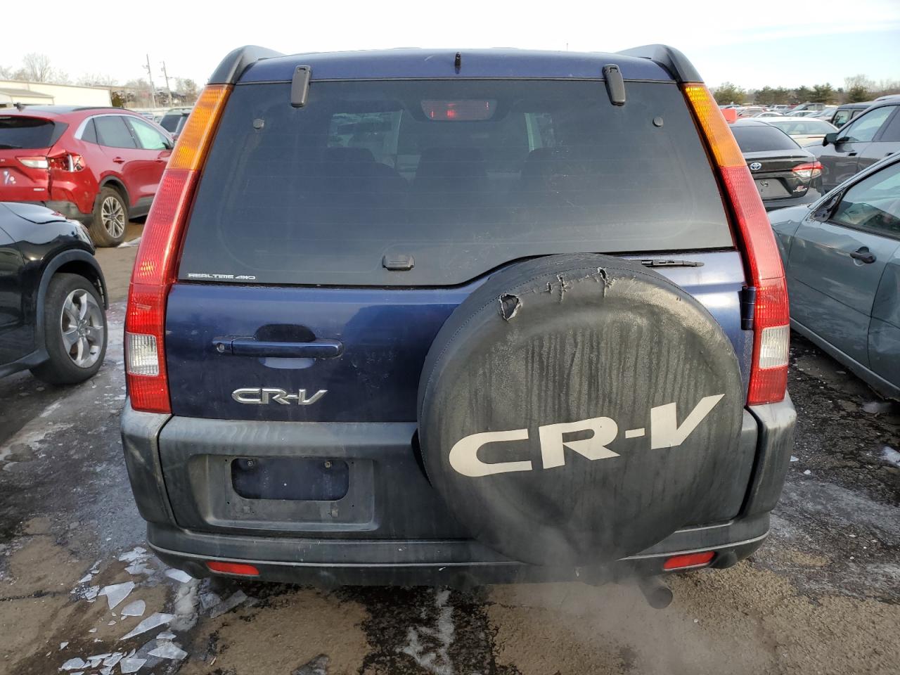 2002 Honda CR-V VIN JHLRD78852C081063 Copart auction photo, side damage thumbnail 6