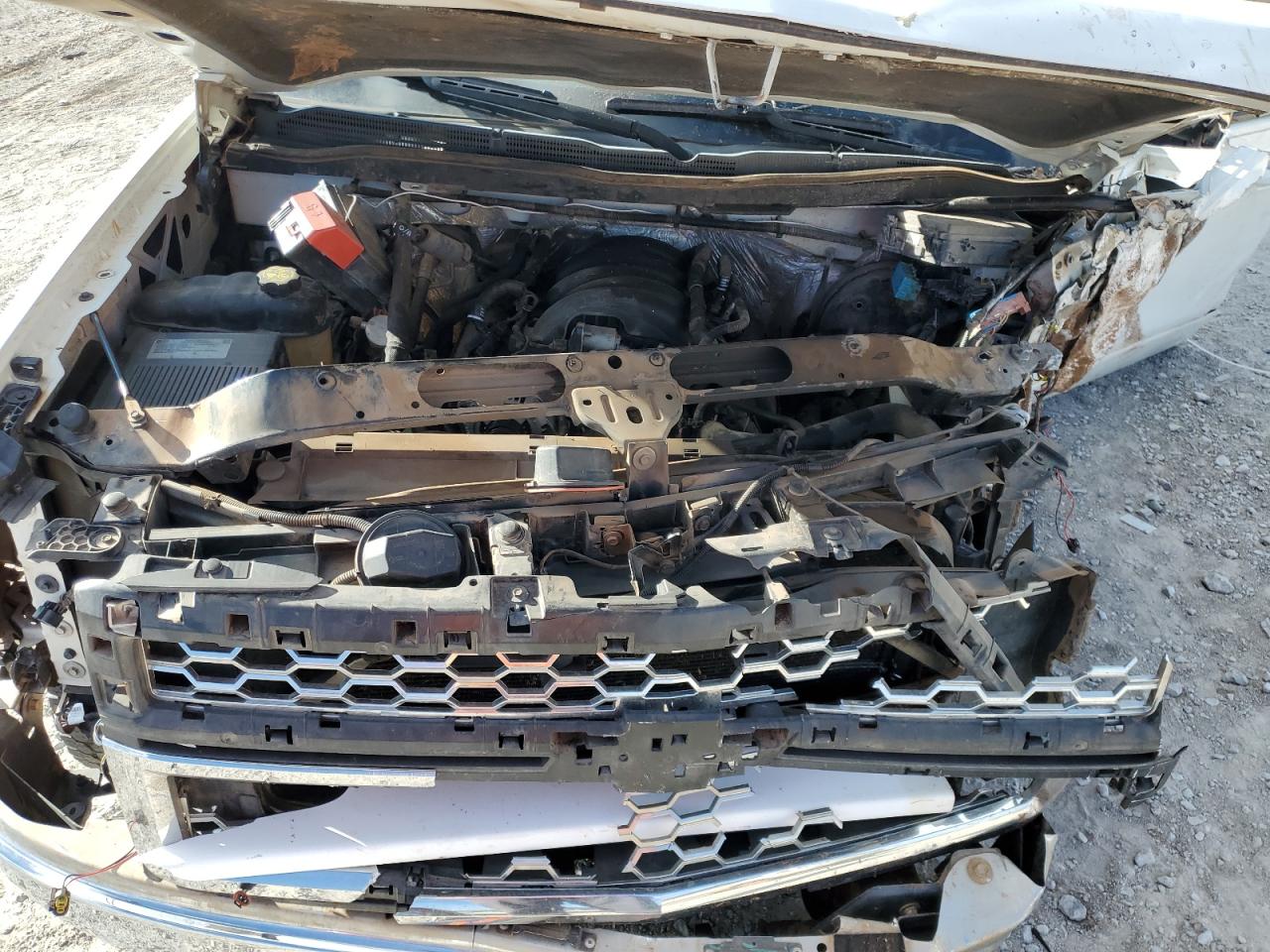 2015 Chevrolet Silverado VIN 3GCUKREH7FG171248 Copart auction photo, all over damage thumbnail 12