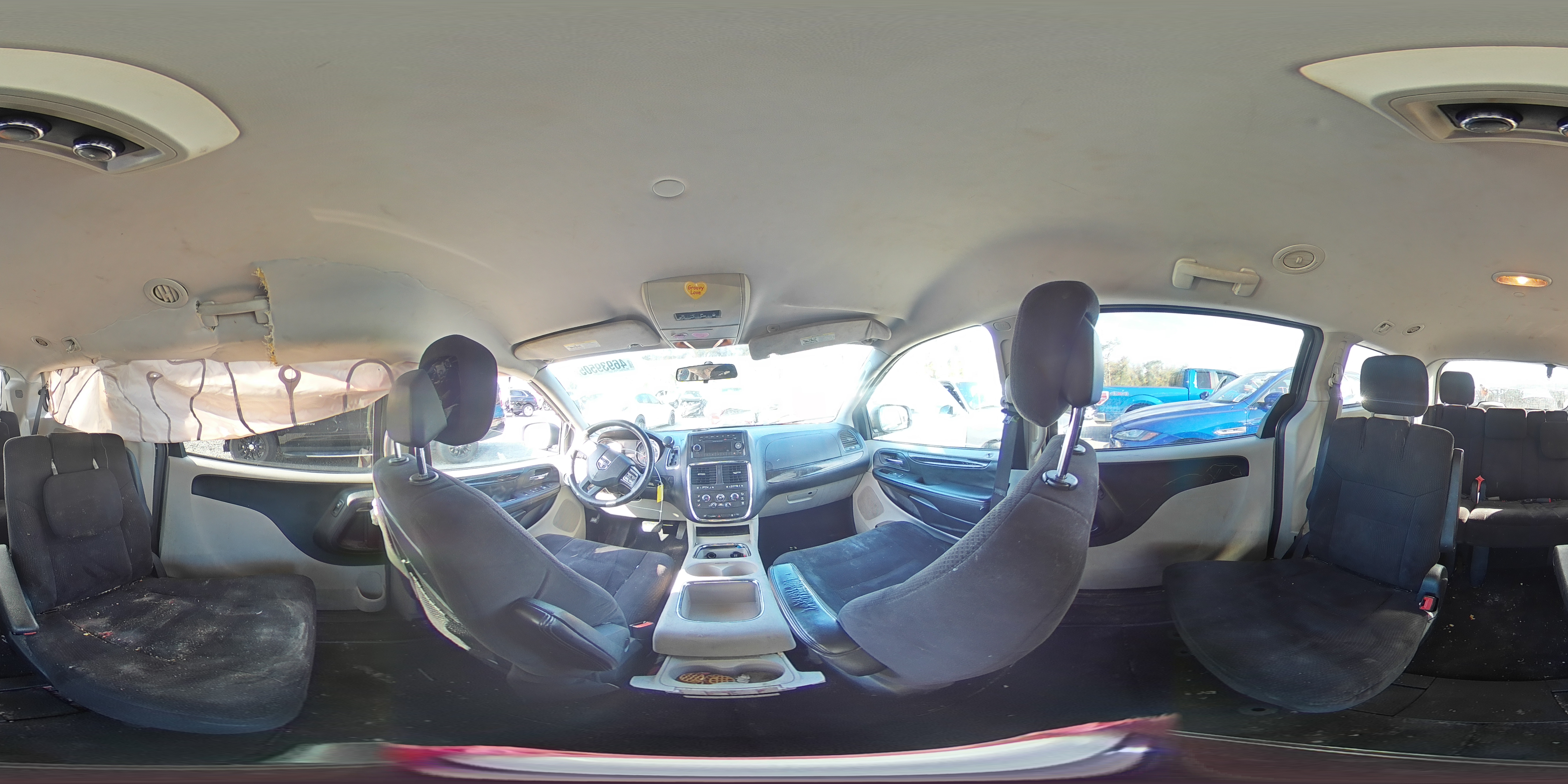 2015 Dodge Caravan VIN 2C4RDGCG6FR527021 Copart auction photo, all over / undercarriage damage thumbnail 13