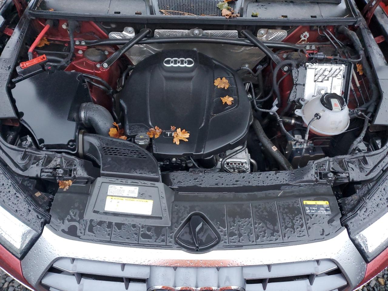 2018 Audi Q5 VIN WA1CNAFY7J2119018 Copart auction photo, rear end / side damage thumbnail 12