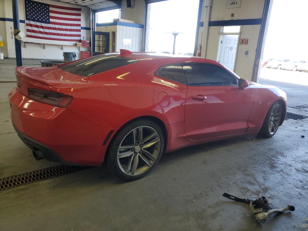 2018 Chevrolet Camaro VIN 1G1FB1RX2J0107491 Copart auction photo, front end / undercarriage damage thumbnail 3