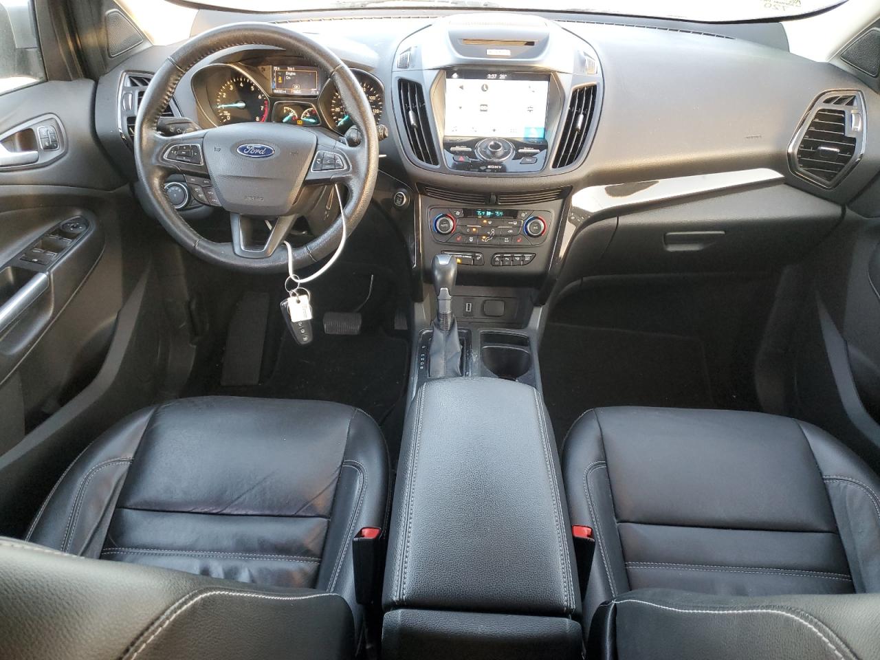 2017 Ford Escape VIN 1FMCU0JDXHUA90082 Copart auction photo, front end / side damage thumbnail 8