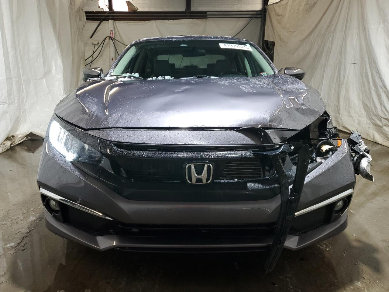 2020 Honda Civic VIN 19XFC1F33LE203503 Copart auction photo, front end / side damage thumbnail 5