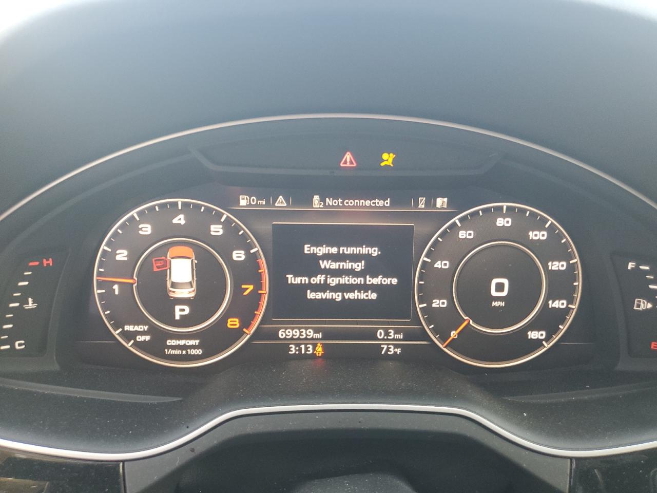 2017 Audi Q7 VIN WA1LAAF71HD020437 Copart auction photo, front end damage thumbnail 9