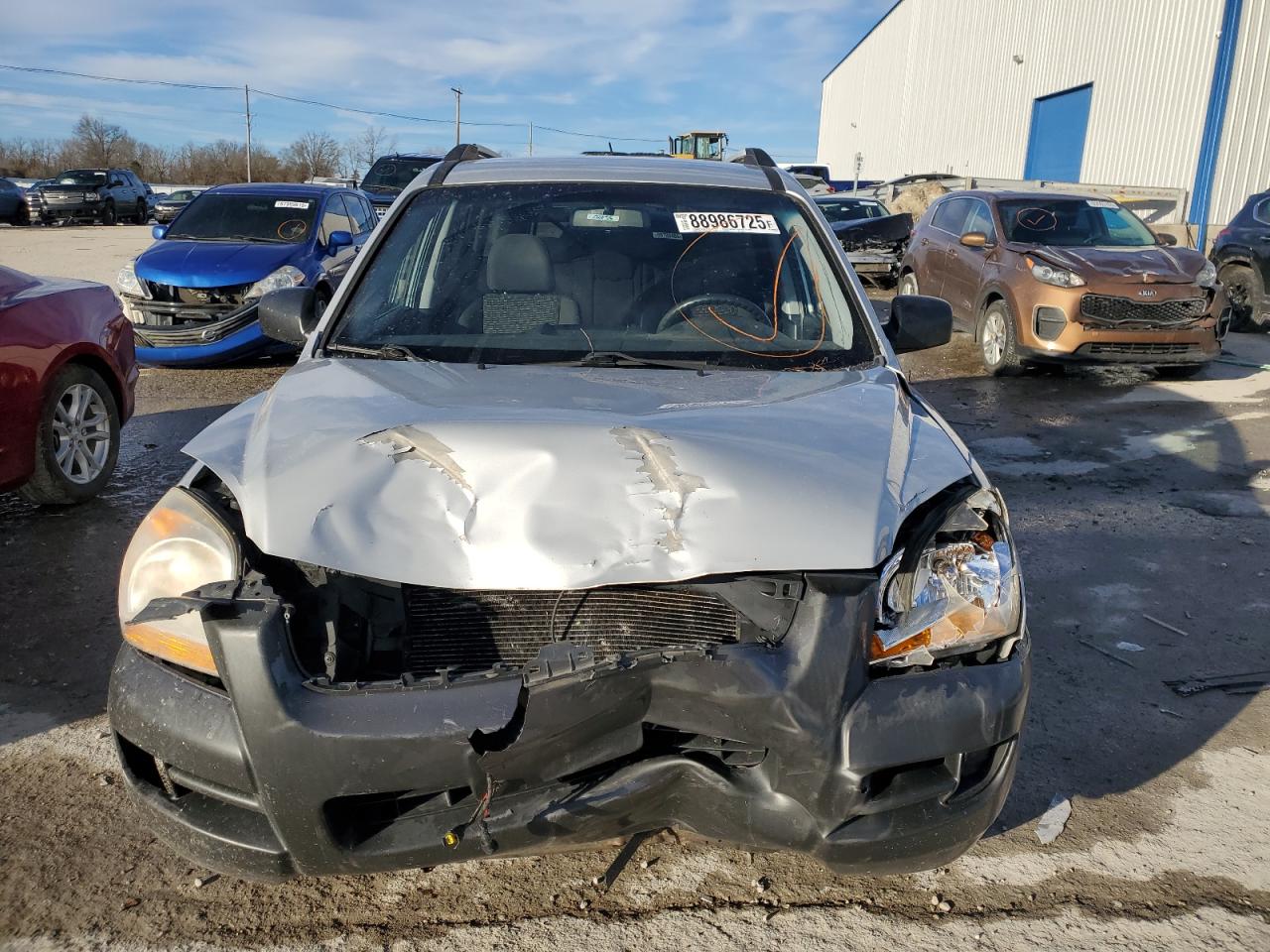 2007 KIA Sportage VIN KNDJF724977436570 Copart auction photo, front end damage thumbnail 5