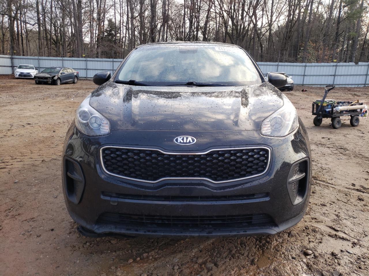 2018 KIA Sportage VIN KNDPM3AC9J7448405 Copart auction photo, side / front end damage thumbnail 5