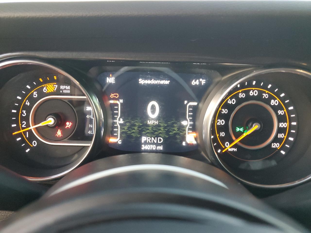 2019 Jeep Wrangler VIN 1C4HJXDN5KW685630 Copart auction photo, undercarriage / side damage thumbnail 9