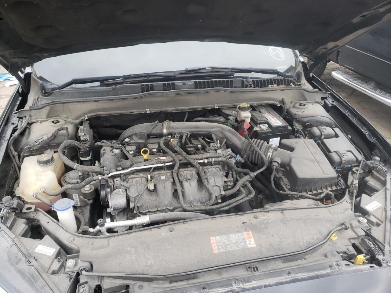 2020 Ford Fusion VIN 3FA6P0D9XLR130909 Copart auction photo, burn damage thumbnail 11