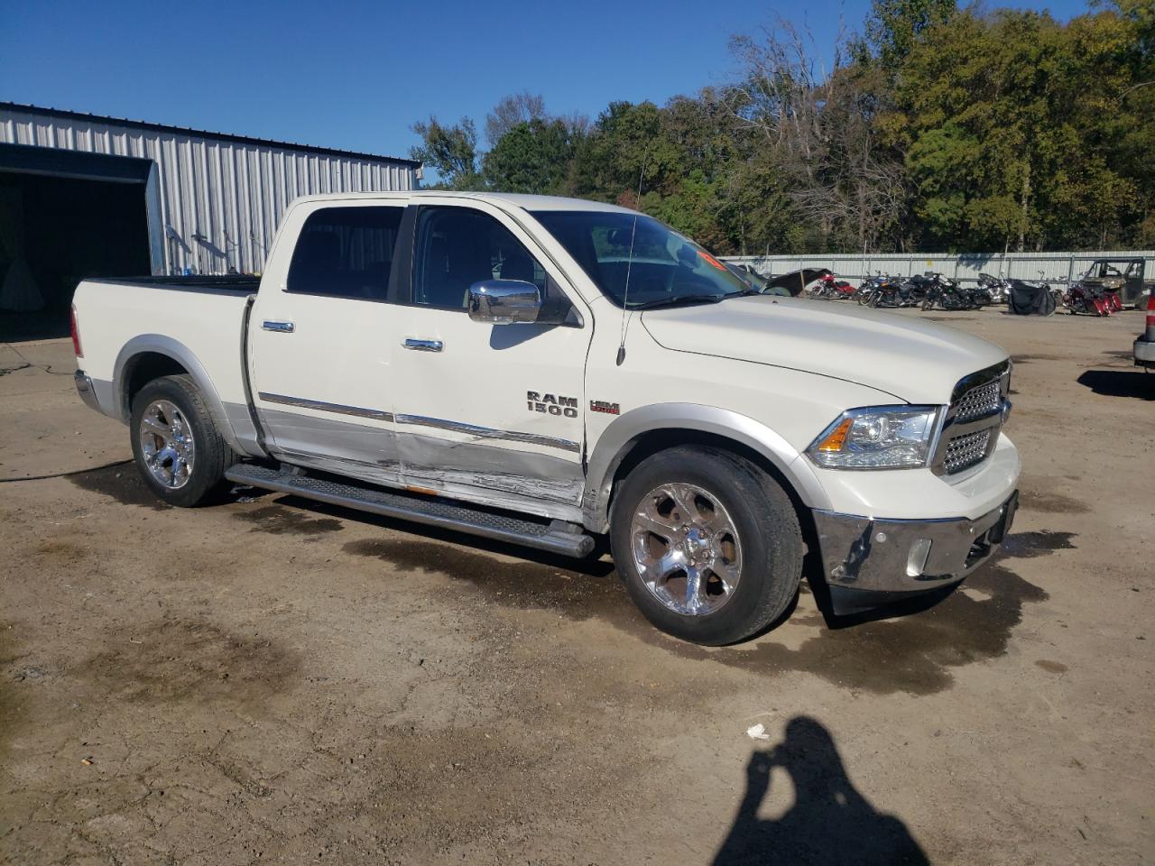2018 RAM 1500 VIN 1C6RR6NT1JS219193 Copart auction photo, side damage thumbnail 4
