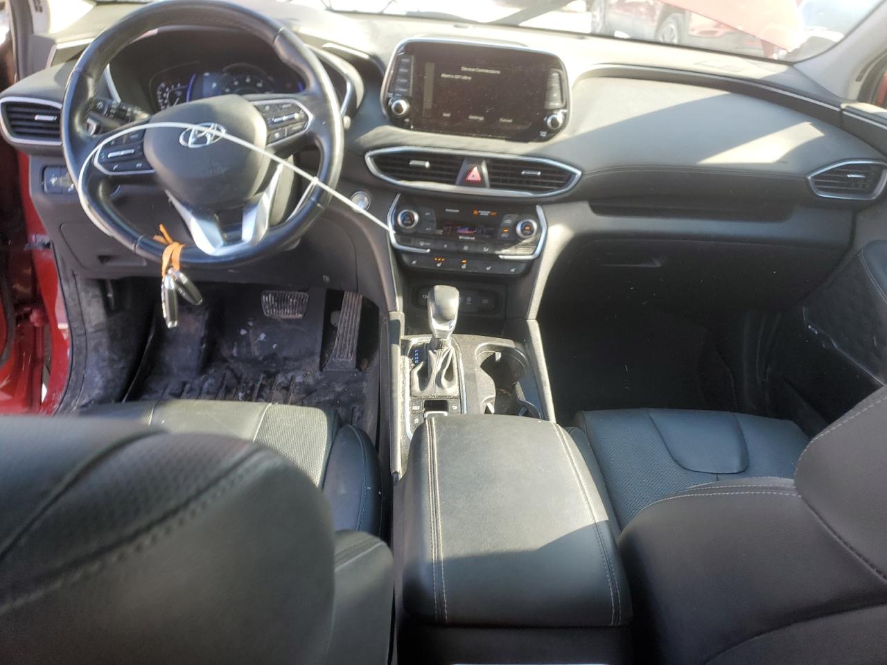 2019 Hyundai Santa Fe VIN 5NMS5CAD5KH075504 Copart auction photo, front end / minor dent/scratches damage thumbnail 8