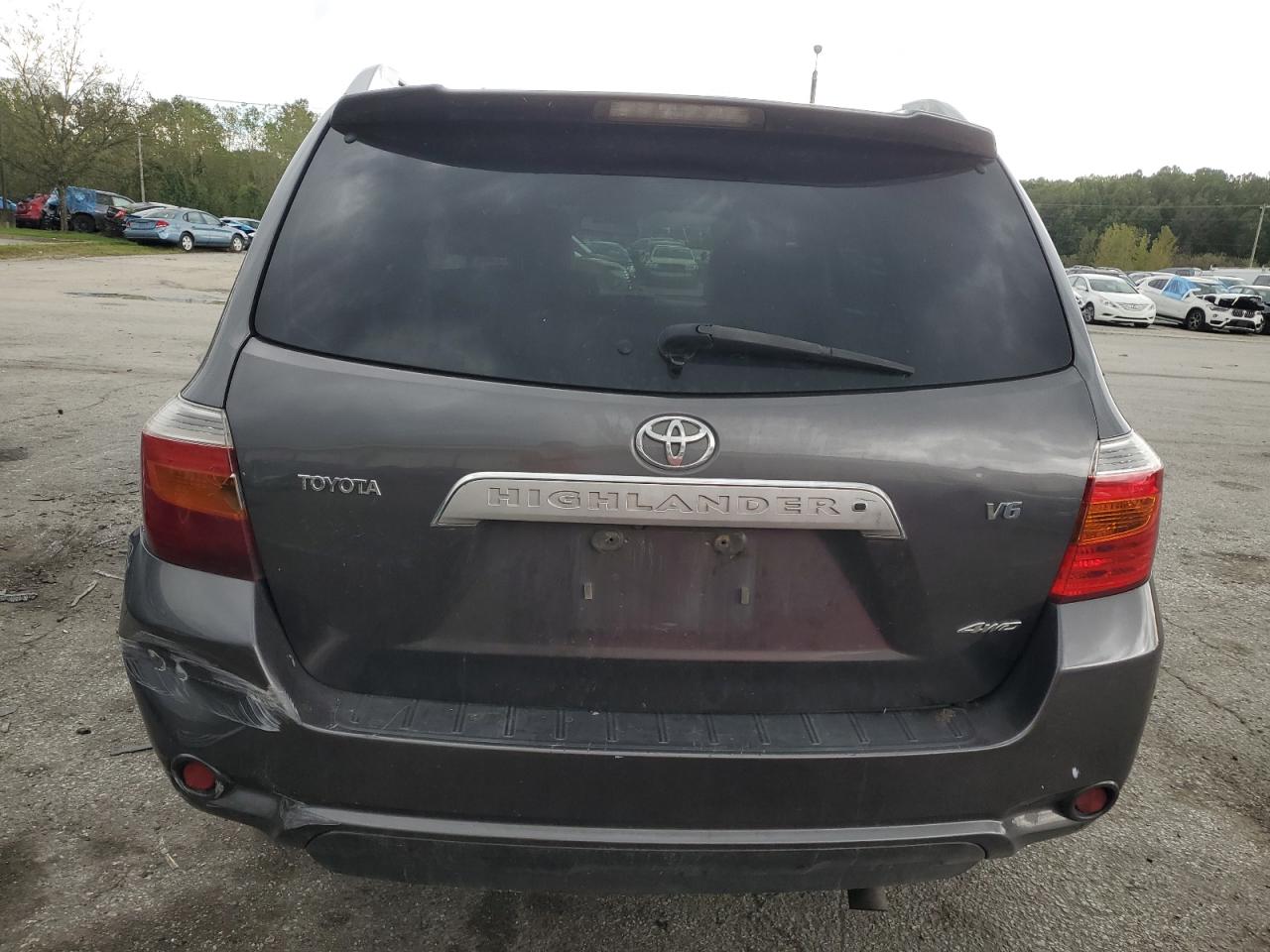 2008 Toyota Highlander VIN JTEES42A382046687 Copart auction photo, all over damage thumbnail 6