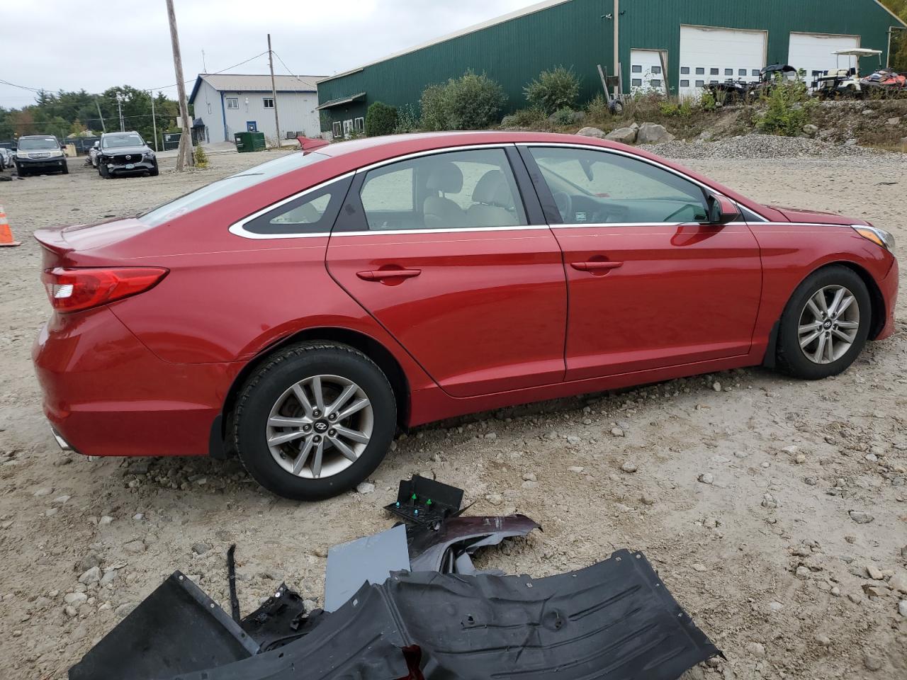 2017 Hyundai Sonata VIN 5NPE24AF5HH498091 Copart auction photo, front end damage thumbnail 3