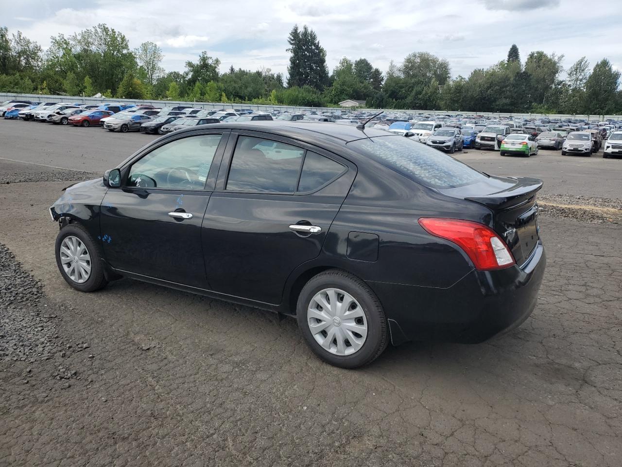 2014 Nissan Versa VIN 3N1CN7AP7EK458253 Copart auction photo, front end damage thumbnail 2