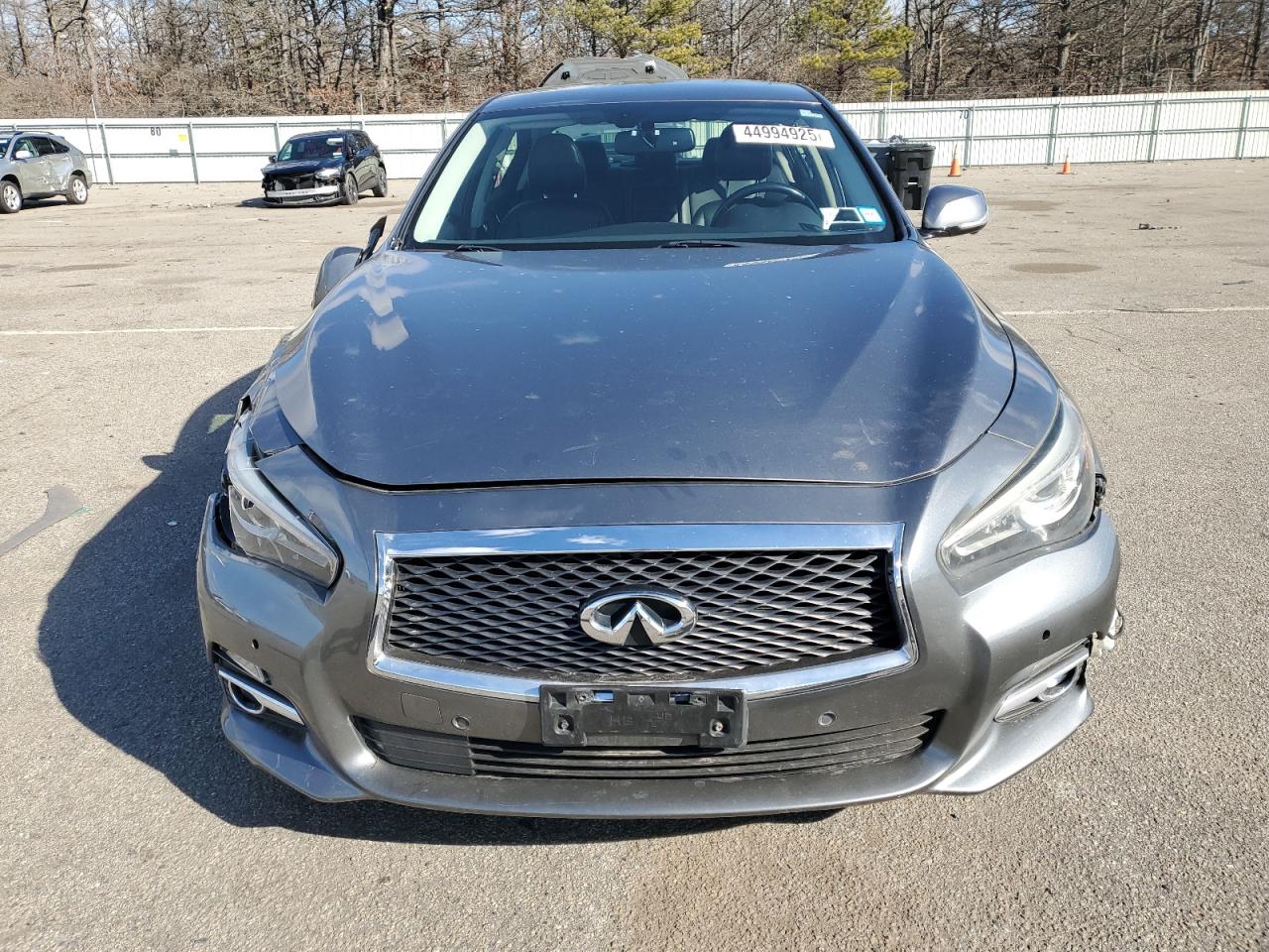 2017 Infiniti Q50 VIN JN1EV7AR3HM833389 Copart auction photo, side / front end damage thumbnail 5