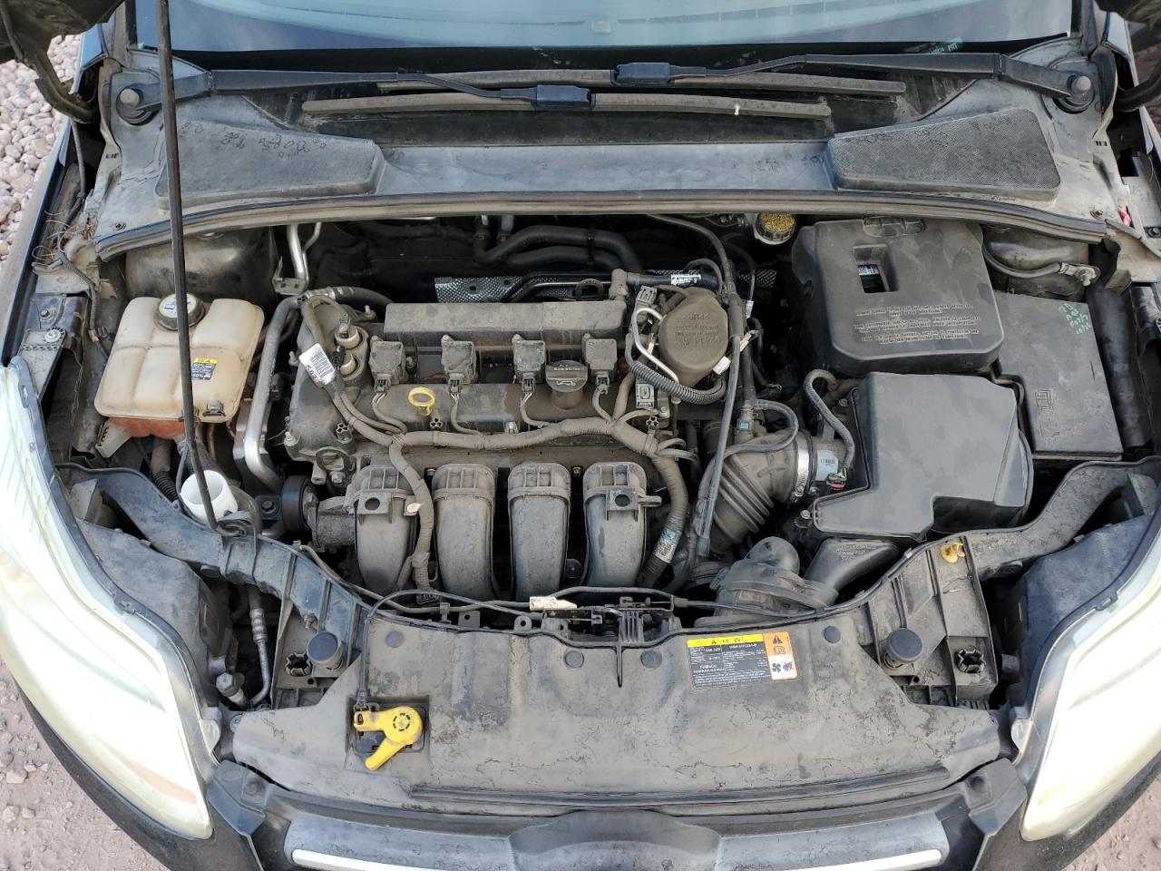 2012 Ford Focus VIN 1FAHP3F27CL100274 Copart auction photo, side damage thumbnail 11