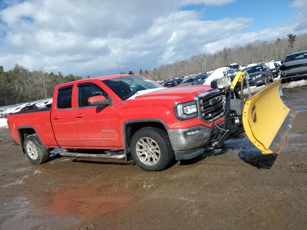 2016 GMC Sierra VIN 1GTV2MEC0GZ403251 Copart auction photo, front end / undercarriage damage thumbnail 4