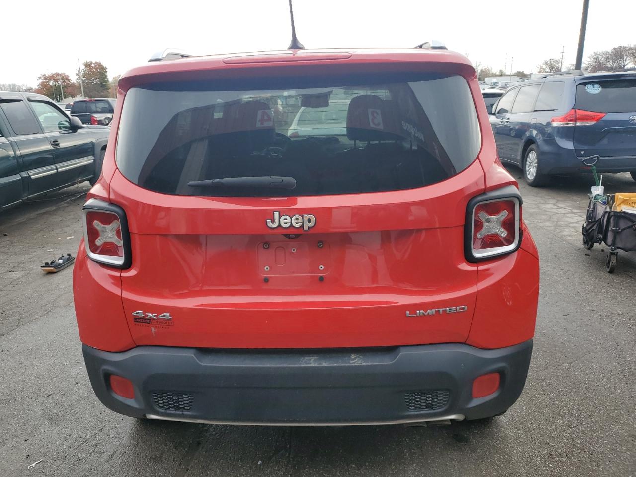 2016 Jeep Renegade VIN ZACCJBDT6GPD20504 Copart auction photo, front end damage thumbnail 6